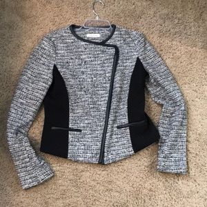 Grey and black jacket